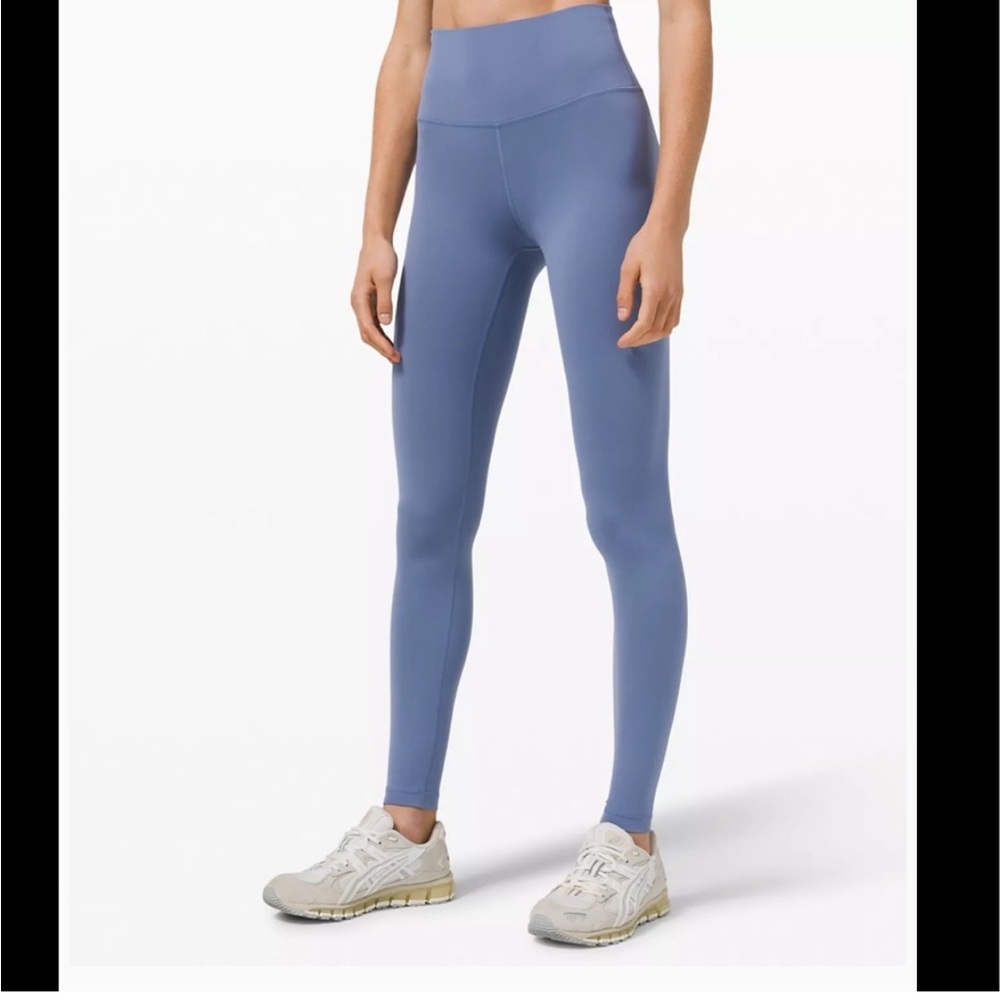 Lululemon Glow Up Super-High-Rise Tight Washed Denim Wash